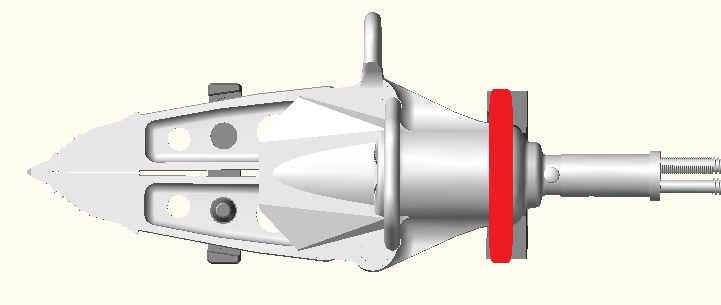 ENBRACK mount for Weber Rescue SP 49, horizontally