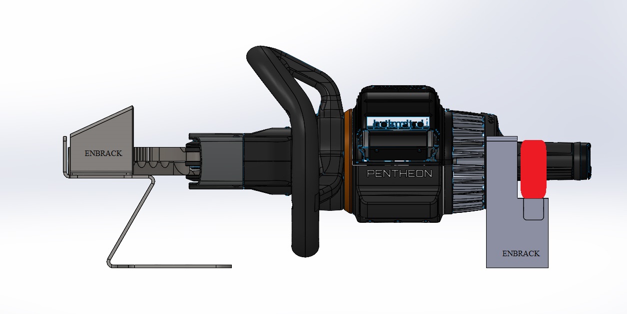 ENBRACKmount for Holmatro PCT 11, horizontally