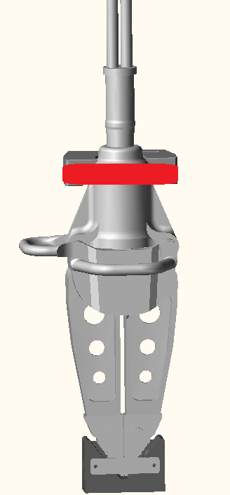 ENBRACK mount for Weberrescue SP 35 AS , upright