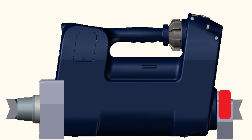 ENBRACK mount for Lukas R 410. R 421, R 422, E2, horizontally on the side